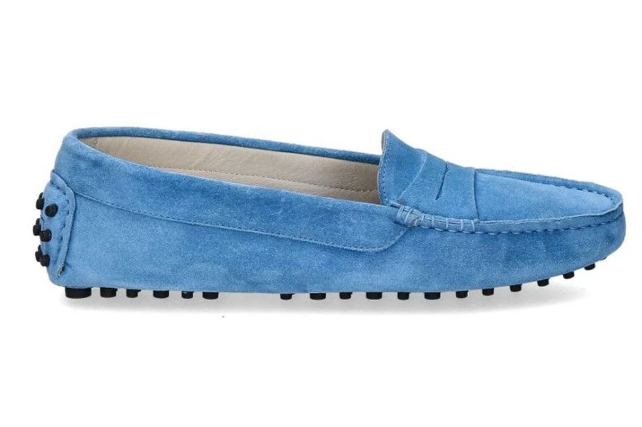 Damen ScarpaRossa Mokassin | Scarparossa Slipper Gomma Winter Sky Blue