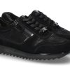 Damen Hassia Sneaker | Hassia Sneaker Porto H-Weite Samtziege Black