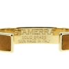 Damen Stamerra Schmuck | Stamerra Armband Vero Genuine Ostrich Gold Tabacco