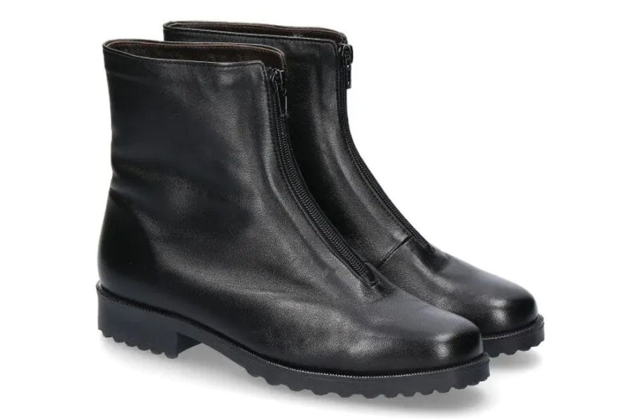 Damen Brunate Warmfutter | Brunate Stiefelette Gefu00Fcttert Dany Nappa Nero Zip (39U00Bd)