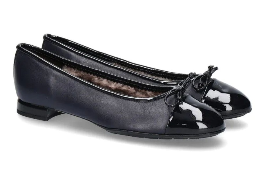 Damen Brunate Ballerinas | Brunate Ballerina Gefu00Fcttert Pia Softlack Nappa Blu