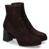 Damen Truman's Plateauschuhe | Truman'S Plateauboots Camoscio Moro- Dunkelbraun