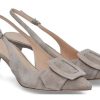 Damen Unu00fctzer Pumps | Unu00Fctzer Slingpumps Camoscio Elephante