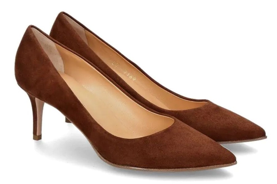 Damen Unu00fctzer Pumps | Unu00Fctzer Pumps Camoscio Cognac 7169