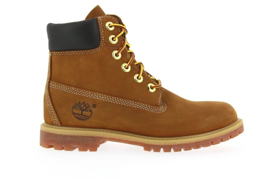 Damen Timberland Stiefel | Timberland Schnu00Fcrboot 6 Inch Premium Nubuk Rust (36)