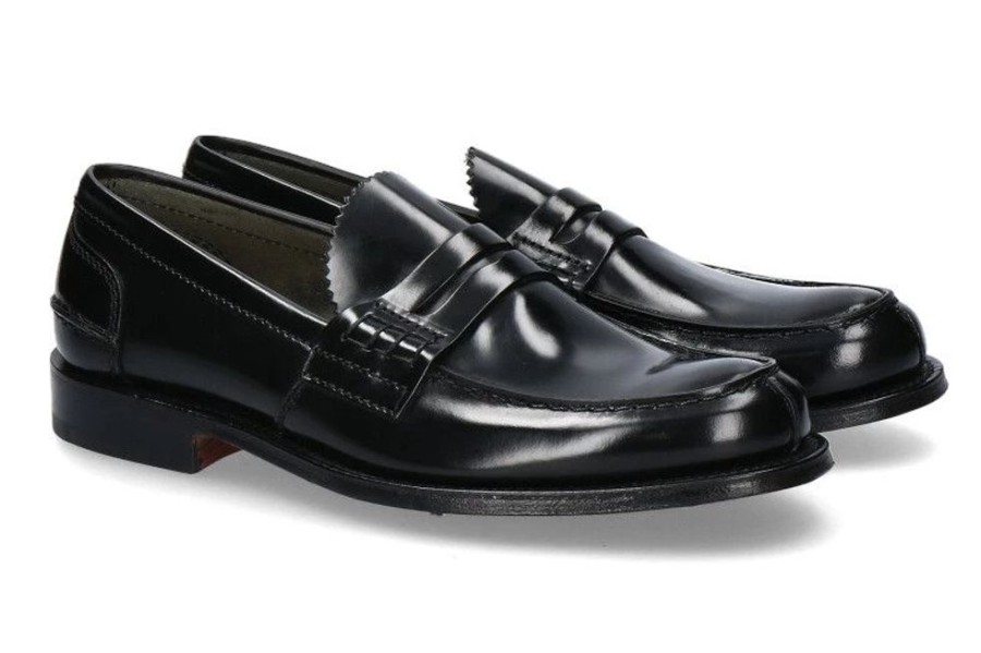 Herren Church's Slippers | Church'S Loafer Tunbridge Foaab Black