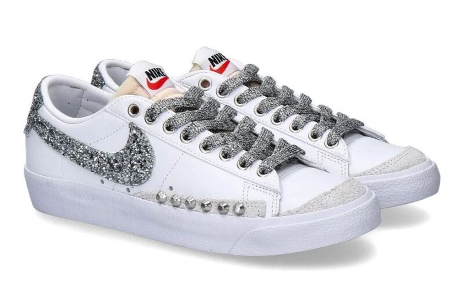 Damen Ballo Da Sola Sneaker | Nike By Ballo Da Sola Sneaker Blazer Low Silver