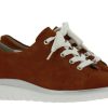 Damen Semler Schnurschuhe | Semler Sneaker Lena Samt-Chevro Whisky (41)