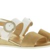 Damen Hassia Sandalen | Hassia Sandale Garda H Vario Dorelack White Cream