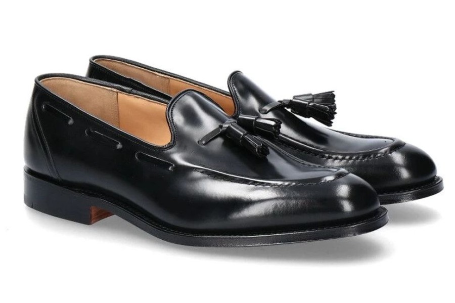 Herren Church's Slippers | Church'S Tassel Loafer Kingsley 2 Black