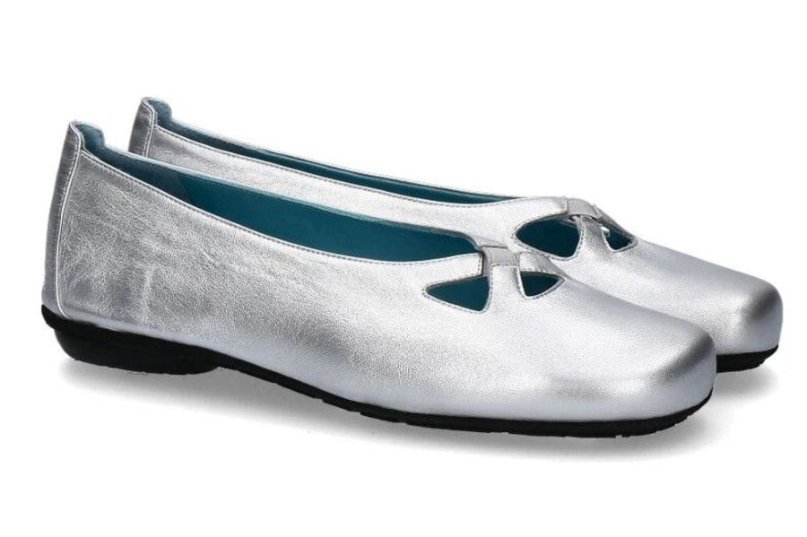 Damen Thierry Rabotin Ballerinas | Thierry Rabotin Ballerina Gillian Silver