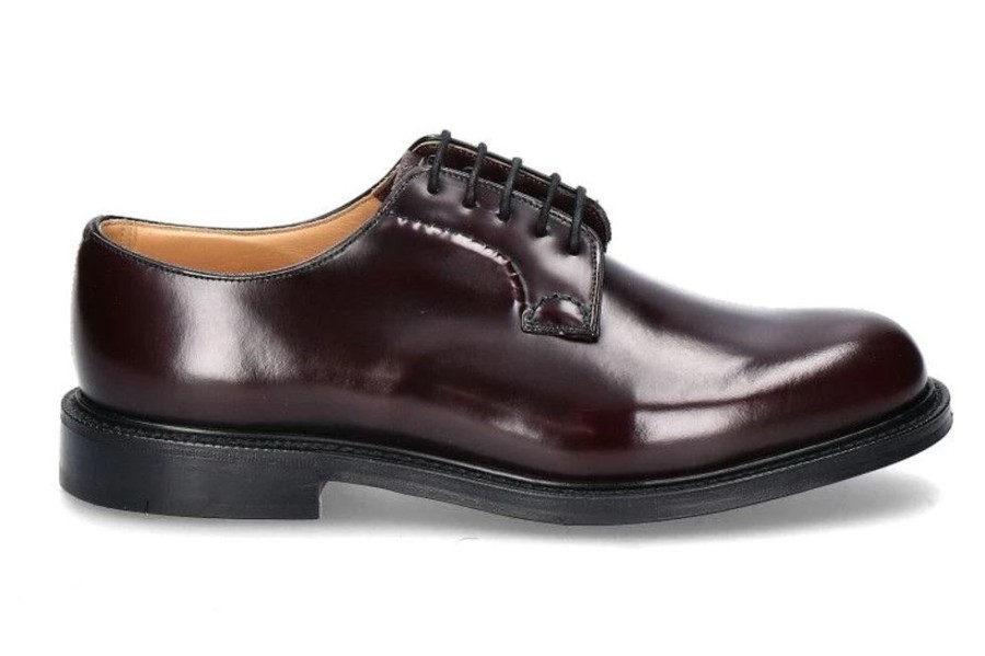 Herren Church's Schnurer | Church'S Derby Shannon Polished Binder Burgundy (43)