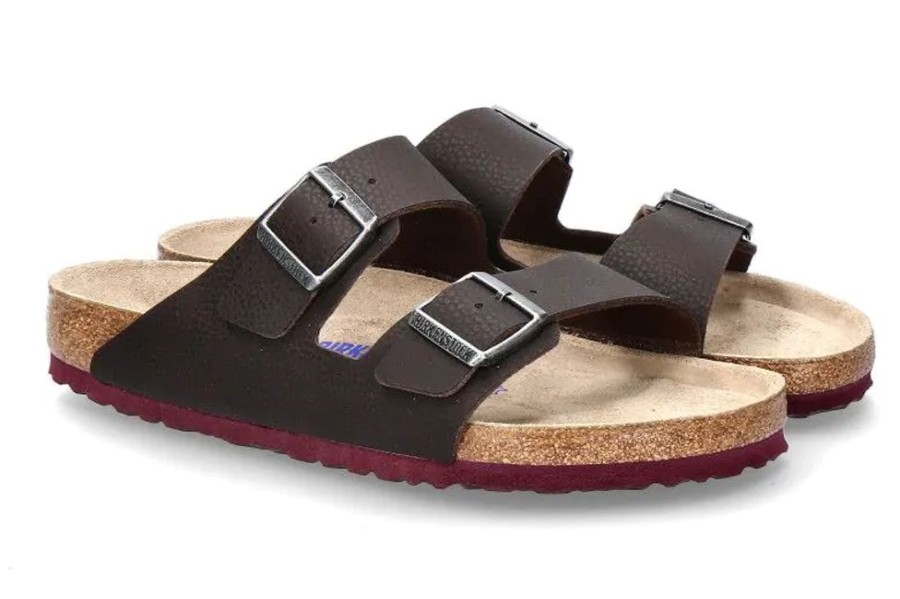 Herren Birkenstock Hausschuhe | Birkenstock Pantolette Arizona Bs Normal Desert Soil Espresso (45)