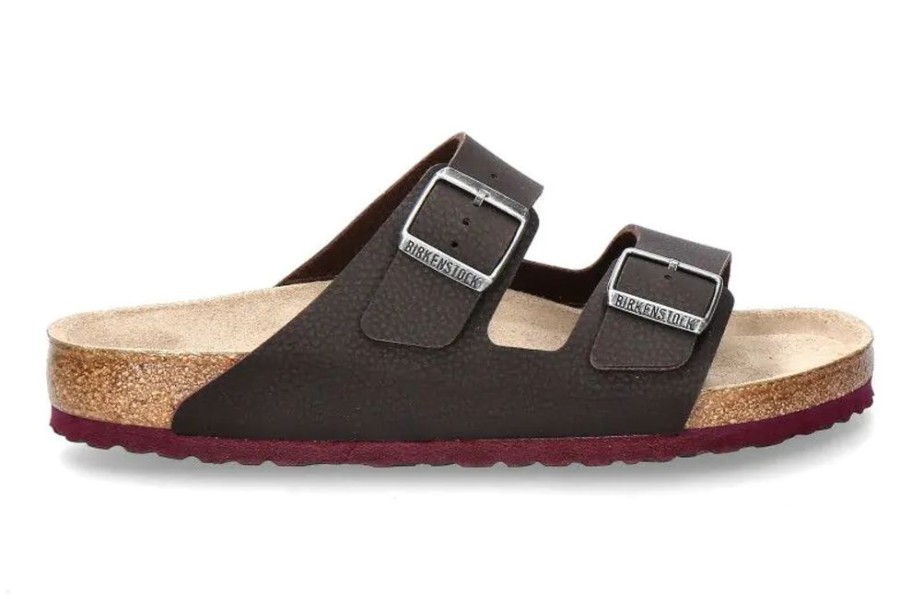 Herren Birkenstock Hausschuhe | Birkenstock Pantolette Arizona Bs Normal Desert Soil Espresso (45)