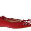 Damen ScarpaRossa Ballerinas | Scarparossa Ballerina Camoscio Rosso Alaska Crystal (41)