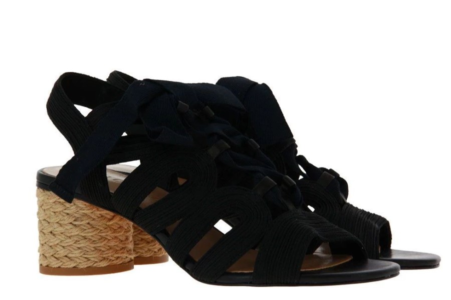 Damen Vicenza Sandalen | Vicenza Sandalette Bordado Preto Atanado Preto (39)