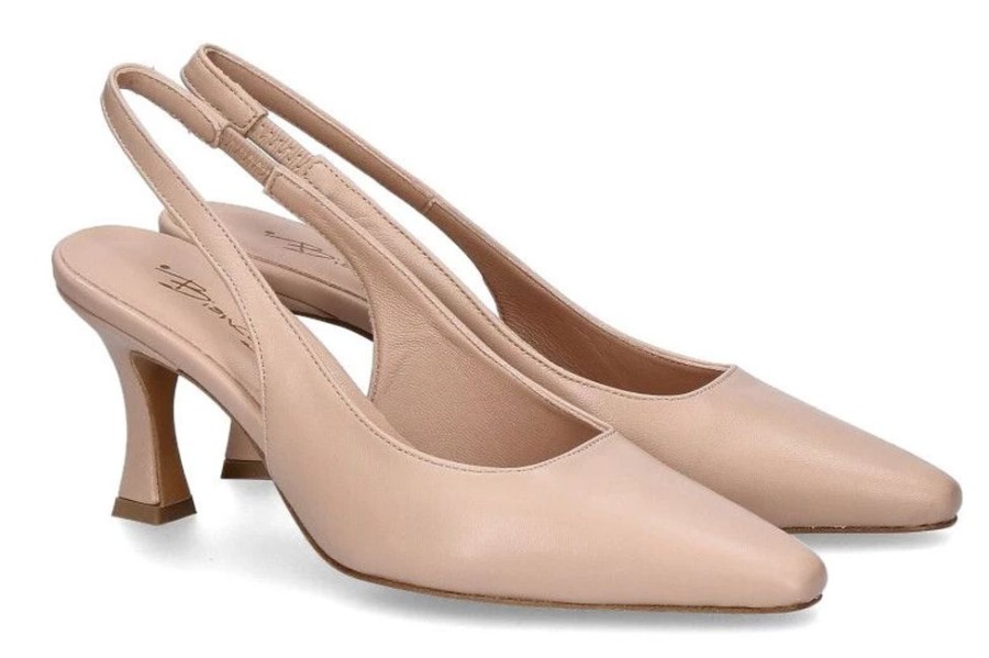 Damen Bianca Di Pumps | Bianca Di Slingpumps Nappa Nude Cuoio