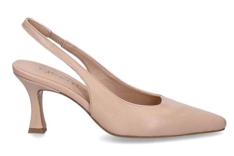 Damen Bianca Di Pumps | Bianca Di Slingpumps Nappa Nude Cuoio