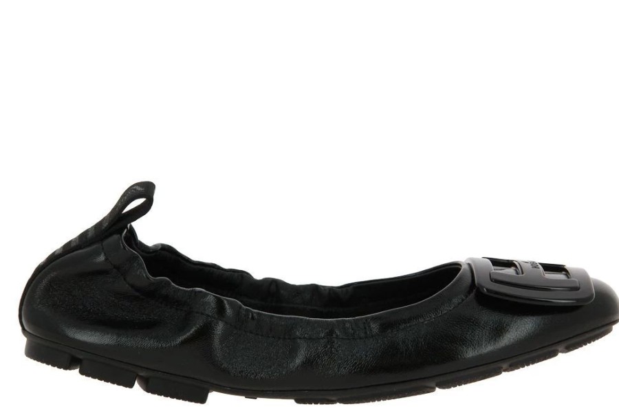 Damen Hogan Ballerinas | Hogan Ballerina Vernice Grande Nero