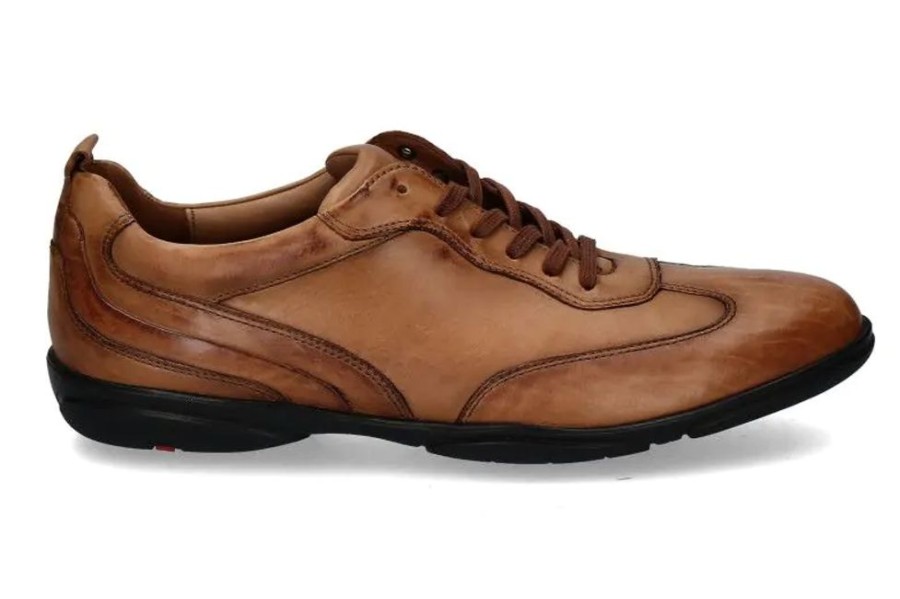 Herren Lloyd Sneakers | Lloyd Sneaker Bern Hero Dancing Calf Cognac