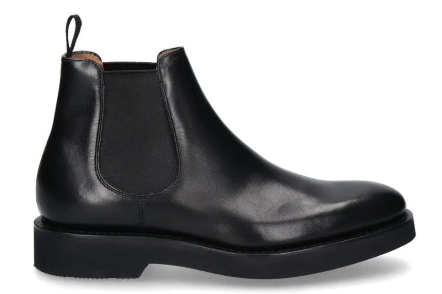 Herren Church's Stiefeletten / Stiefel | Church'S Chelsea Boots Amberley L Calf Black