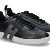 Herren Hogan Sneakers | Hogan Sneaker Allacciato Argento Nero