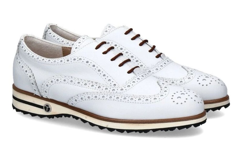 Damen Tee Golf Shoes Golfschuhe | Tee Golf Shoes Damen- Golfschuh Eva Vitello Wp Bianco (40U00Bd)