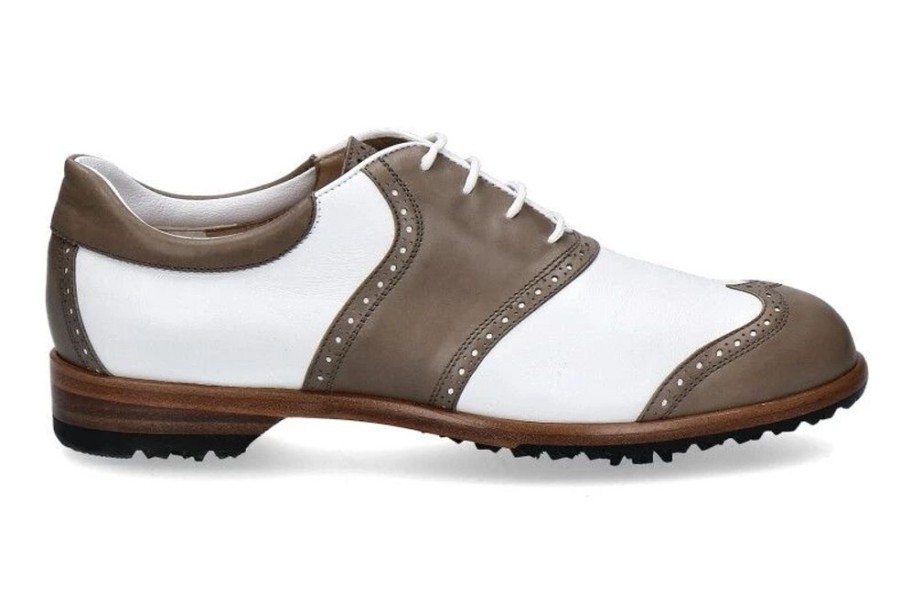 Damen Tee Golf Shoes Golfschuhe | Tee Golf Shoes Damen- Golfschuh Susy Bianco Topo (39U00Bd)