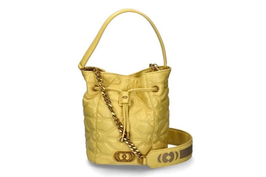 Damen La Carrie Taschen | La Carrie Beuteltasche Stich&Spun Light Yellow