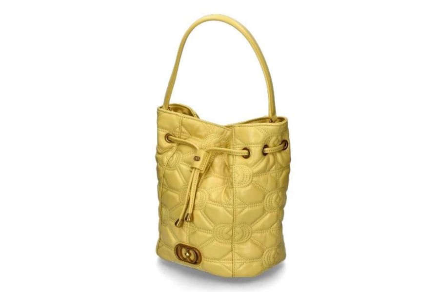 Damen La Carrie Taschen | La Carrie Beuteltasche Stich&Spun Light Yellow