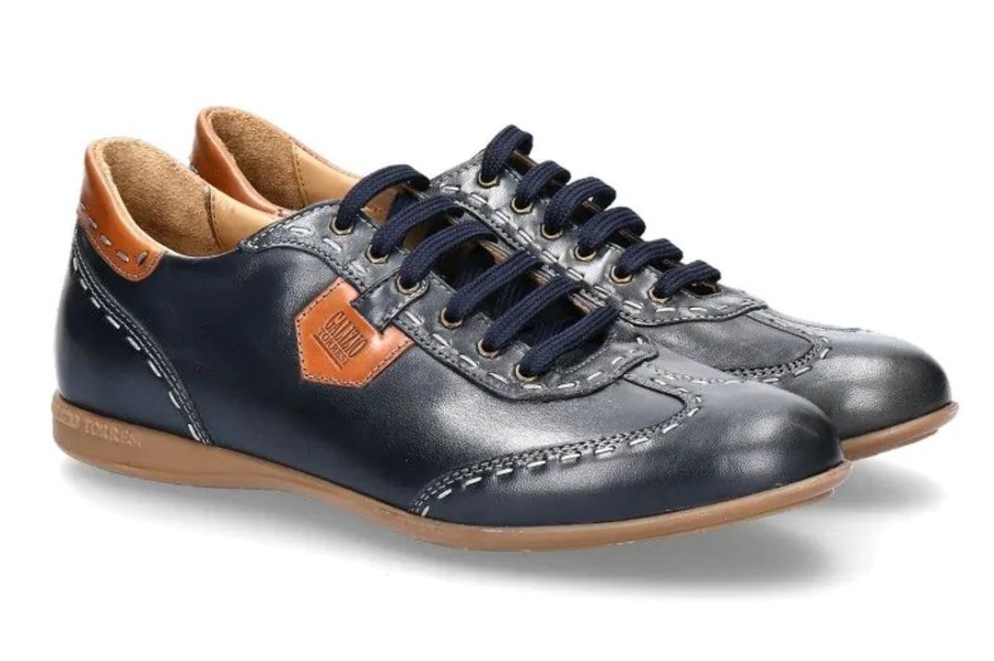 Herren Galizio Torresi Sneakers | Galizio Torresi Sneaker Kind Blu Cuoio