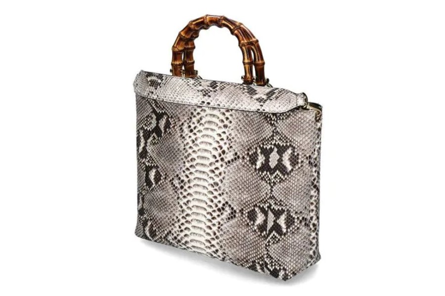 Damen Silvano Biagini Taschen | Biagini Henkeltasche Pitone Roccia 9024