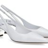 Damen Roberto Festa Pumps | Roberto Festa Slingpumps Arabel Nappa Bianco