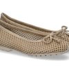 Damen Mania Ballerinas | Mania Ballerina Lilly Perforato Beige