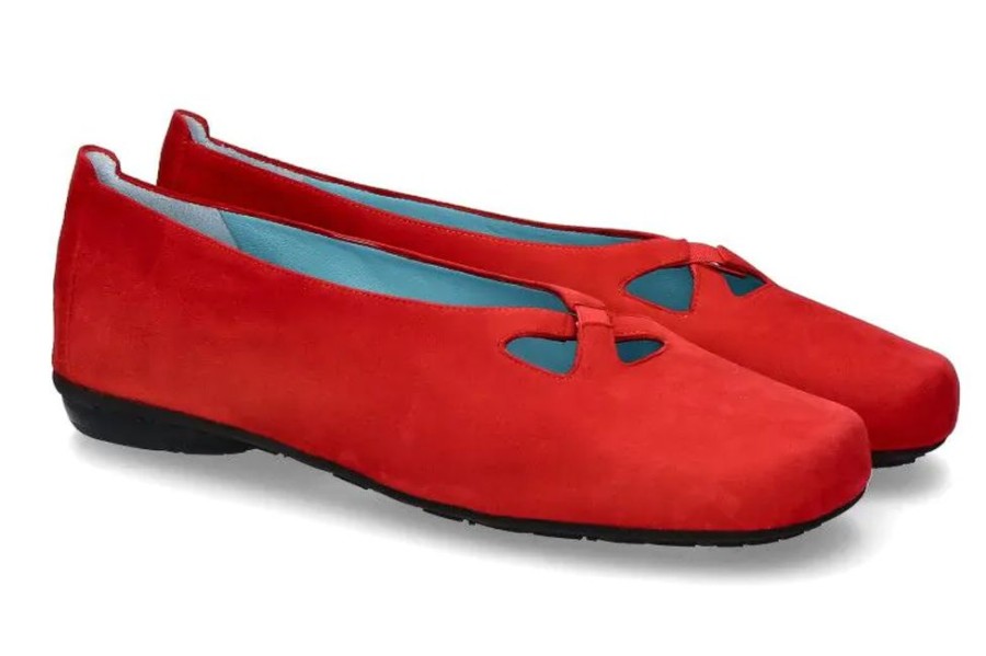 Damen Thierry Rabotin Ballerinas | Thierry Rabotin Ballerina Gillian Camoscio Rosso (42)