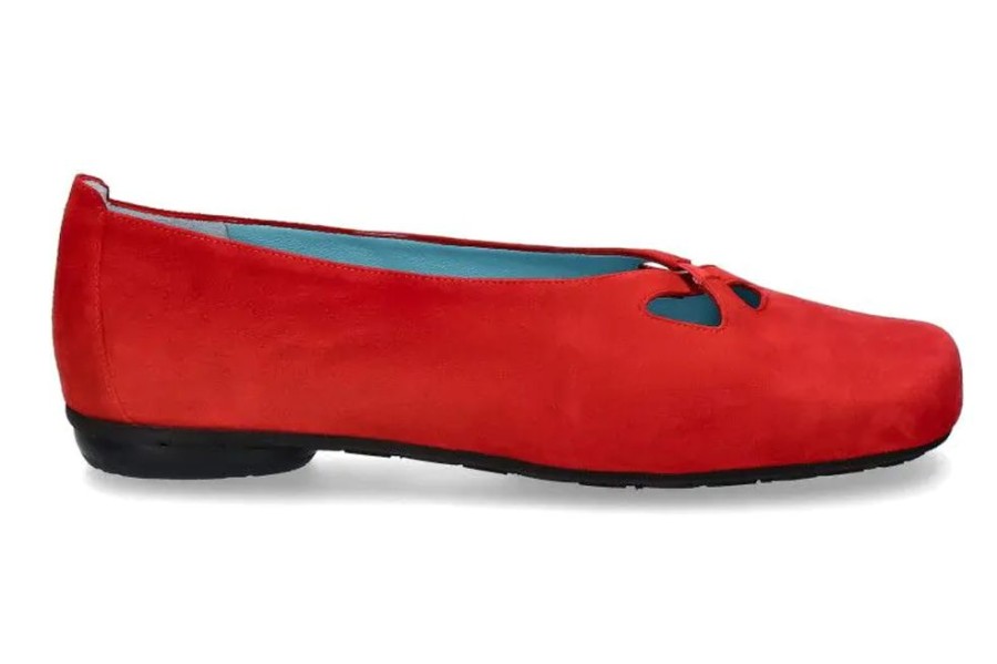 Damen Thierry Rabotin Ballerinas | Thierry Rabotin Ballerina Gillian Camoscio Rosso (42)