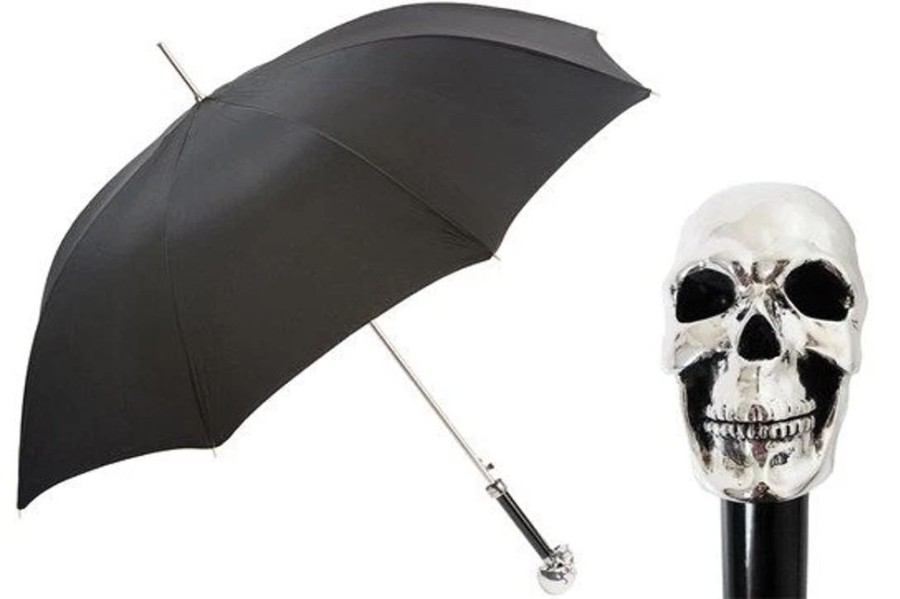 Herren Pasotti Regenschirme | Pasotti Regenschirm Oxford Skull