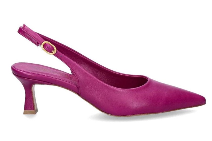 Damen Bianca Di Pumps | Bianca Di Slingpumps Nappa Magenta Cuoio