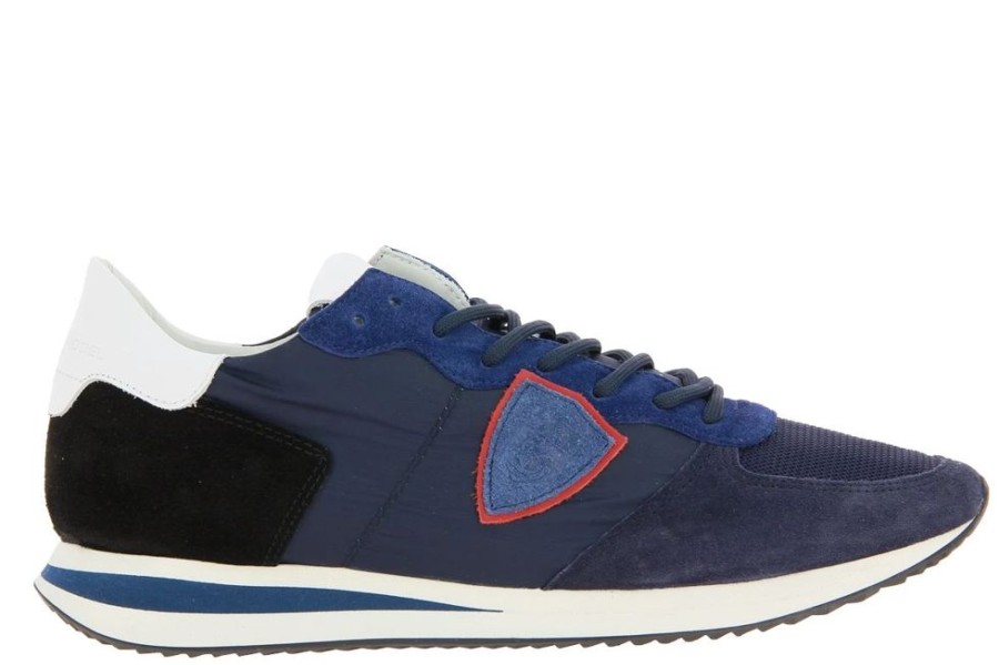 Herren Philippe Model Sneakers | Philippe Model Sneaker Low Man Mondial Bleu