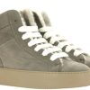 Damen Camerlengo Warmfutter | Camerlengo Sneaker High Gefu00Fcttert Morbidone Fango Gomma Cassetta Taupe