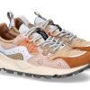 Damen Flower Mountain Sneaker | Flower Mountain Sneaker Yamano 3 Woman Suede Nylon Peach Beige