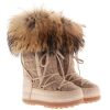 Damen Bogner Fellstiefel | Bogner Snowboots Cervinia 30 B Taupe (S)