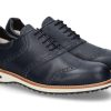 Herren Tee Golf Shoes Golf-Schuhe | Tee Golf Herrengolfschuh David Vitello Blu Waterproof