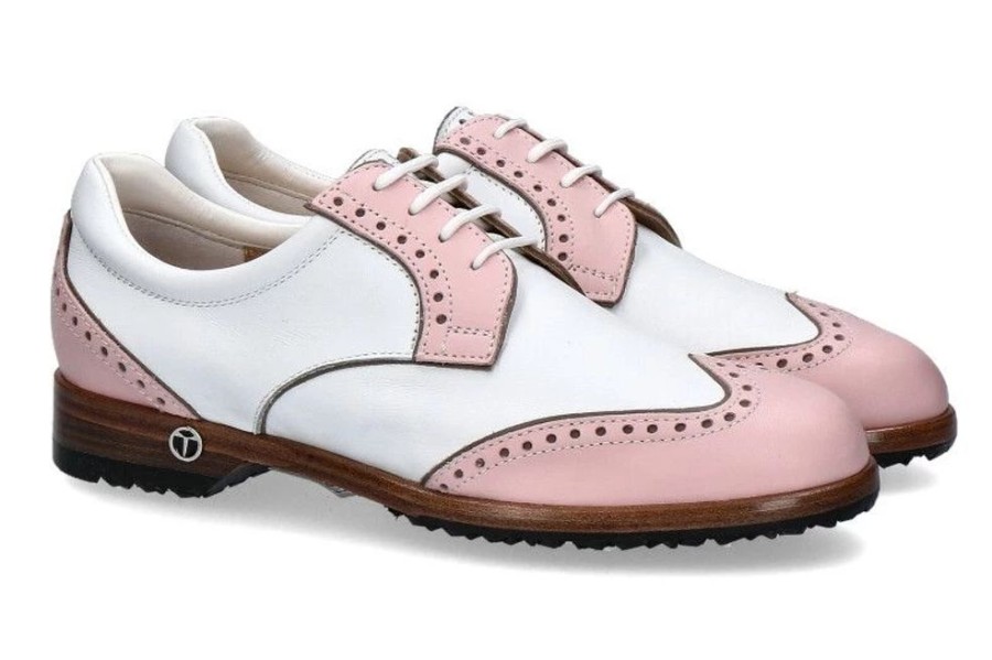 Damen Tee Golf Shoes Golfschuhe | Tee Golf Shoes Damen- Golfschuh Sally Rosa Bianco (40U00Bd)