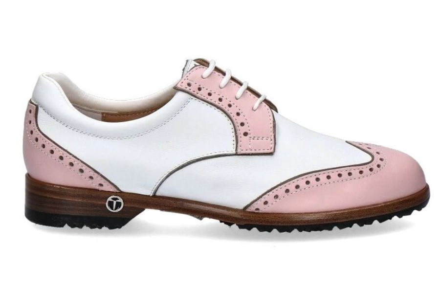 Damen Tee Golf Shoes Golfschuhe | Tee Golf Shoes Damen- Golfschuh Sally Rosa Bianco (40U00Bd)