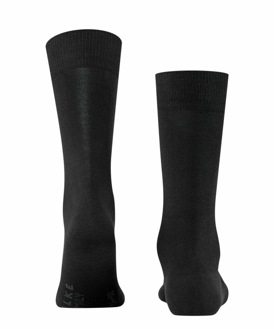 Herren Falke Socken | Falke Family 3-Pack Herren Socken Black