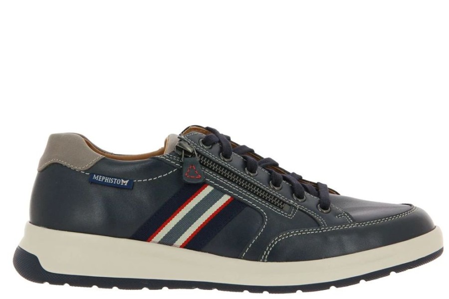 Herren Mephisto Schnurer | Mephisto Sneaker Lisandro Randy Navy