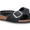 Damen Birkenstock Hausschuhe | Birkenstock Pantolette Schmal Madrid Big Buckle Black (40)