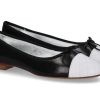 Damen Unu00fctzer Ballerinas | Unu00Fctzer Ballerina Nappa Nera / Nappa Bianca (37 )