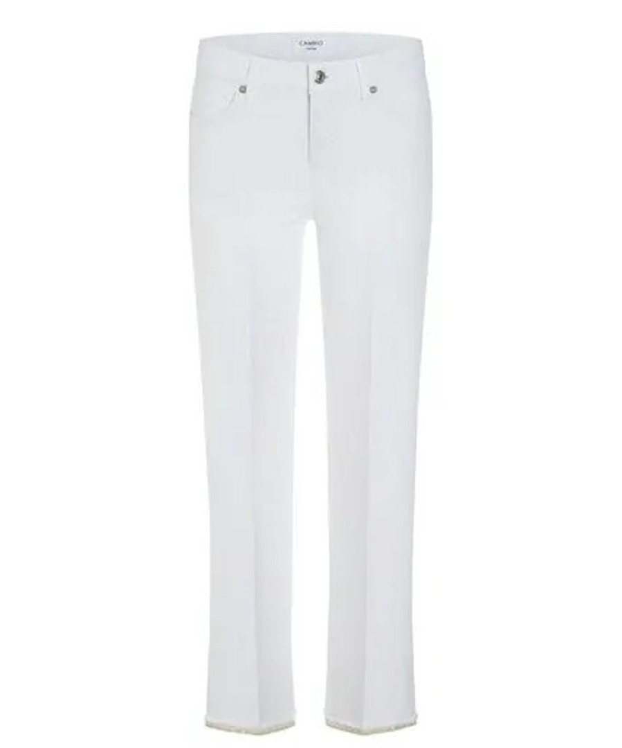 Damen Cambio Jeans | Cambio Jeans Paris Easy Kick -Classy White